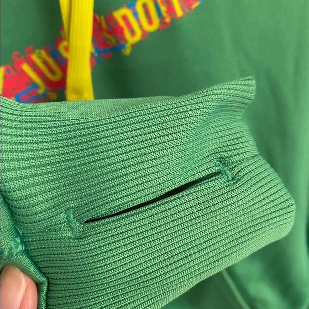 Nike Therma Fit Swoosh Green Just‎ Do It Hoodie Hooded Sweatshirt Sz M